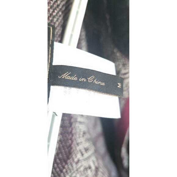 BCBG maxazria Multi Colored Aztec tribal southwestern Style Career cardigan M - Picture 10 of 11